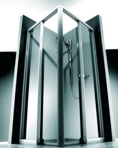 Set D5: Huppe 1002 jette joop hoekinstap 2-dlg. 90x90x200 cm